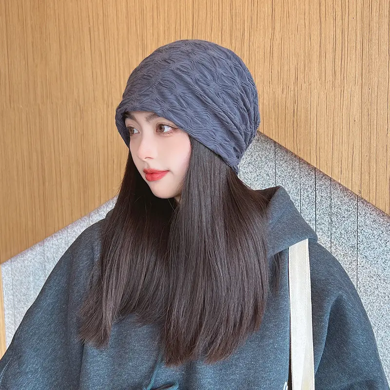 Autumn and Winter Hats, Women's Spring and Autumn Versatile Knitted Stacking Hats, Winter Knitted Hats, Baotou Cold Hats