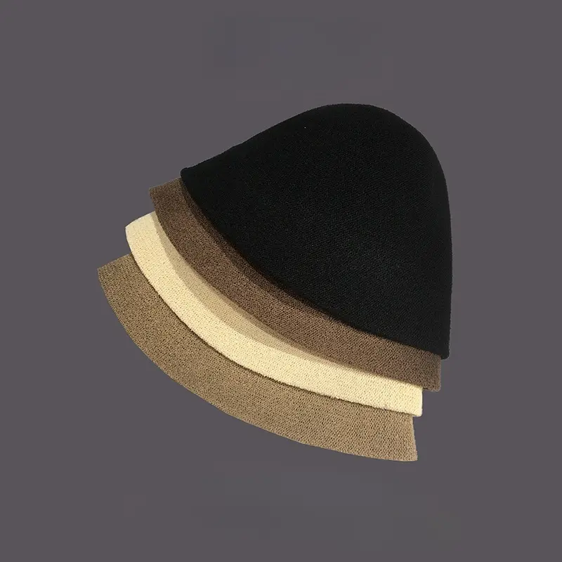 Fisherman's Hat Spring and Autumn Korean Edition Japanese Plain Face Covering Basin Hat Sunscreen Sunshade Bucket Hat