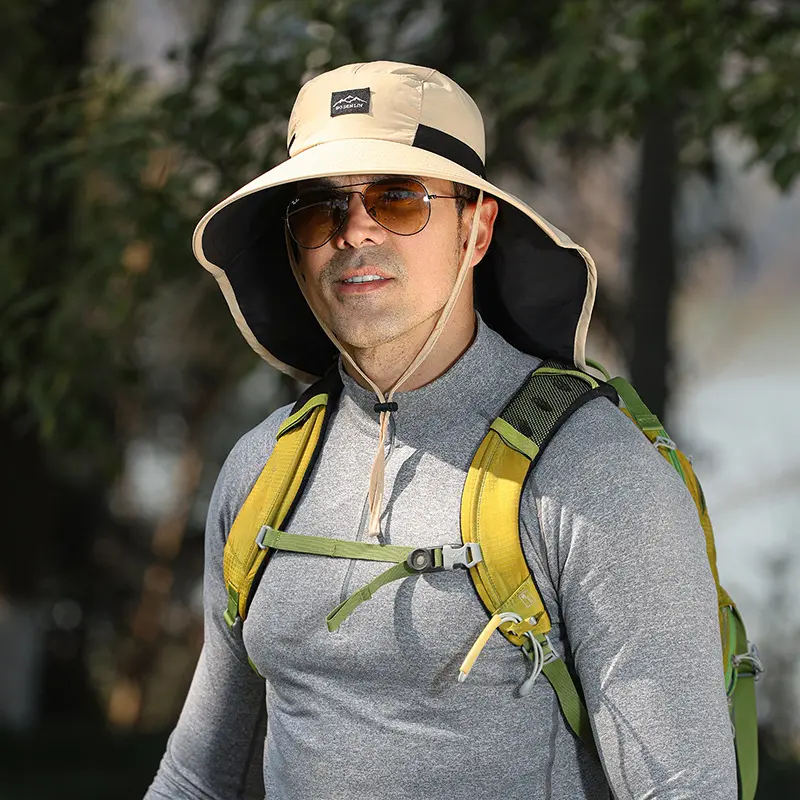 Sunshade Hat, Spring And Summer Breathable Fisherman Hat, Neck Protector, Fishing Camping Sun Hat, Outdoor Quick Drying Sun Hat