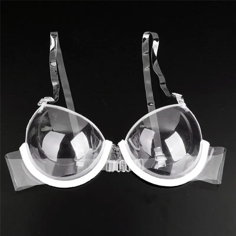 Fashion Sexy 3/4 Cup Women Transparent Clear Push Up Bra Ultra-thin Strap Invisible Bras Underwear Sale New 