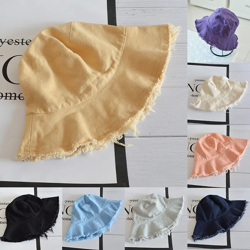 Fashion Women Cotton Bucket Hats Female Summer Autumn Sunscreen Fisherman Cap Outdoor Beach Sun Cap Hat For Women