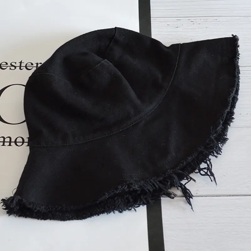 Fashion Women Cotton Bucket Hats Female Summer Autumn Sunscreen Fisherman Cap Outdoor Beach Sun Cap Hat For Women