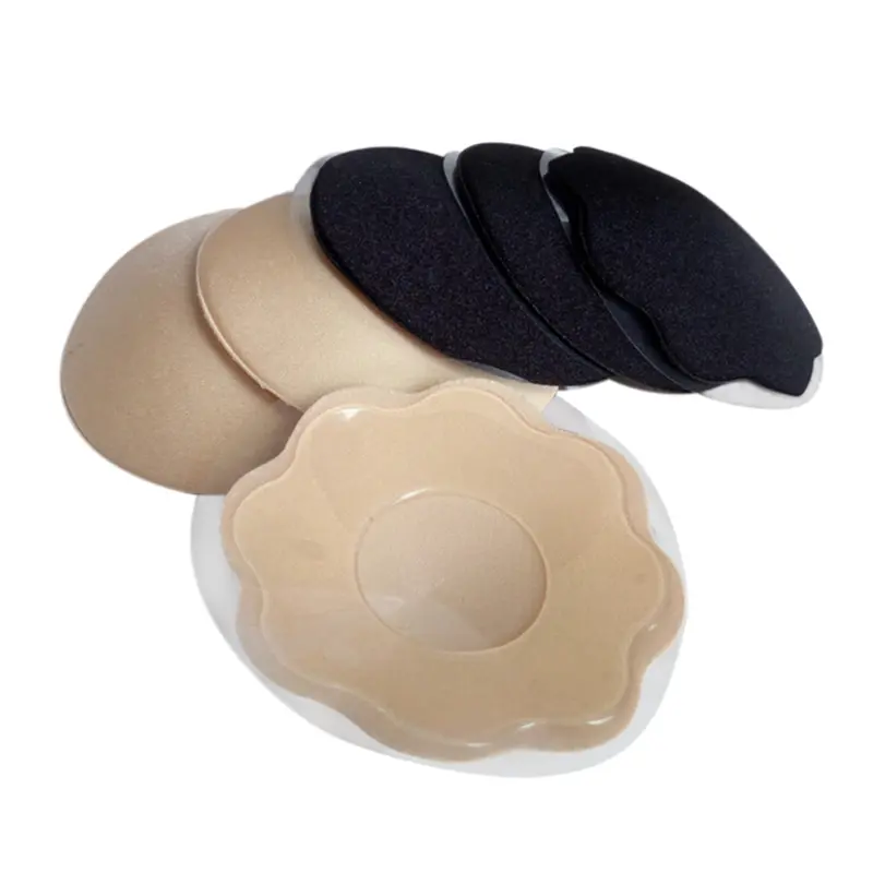 1Pair Self Adhesive Silicone Sexy Bra Pad Bra Breast Pad Pasties Petal Chest Stickers Nipple Cover Invisible