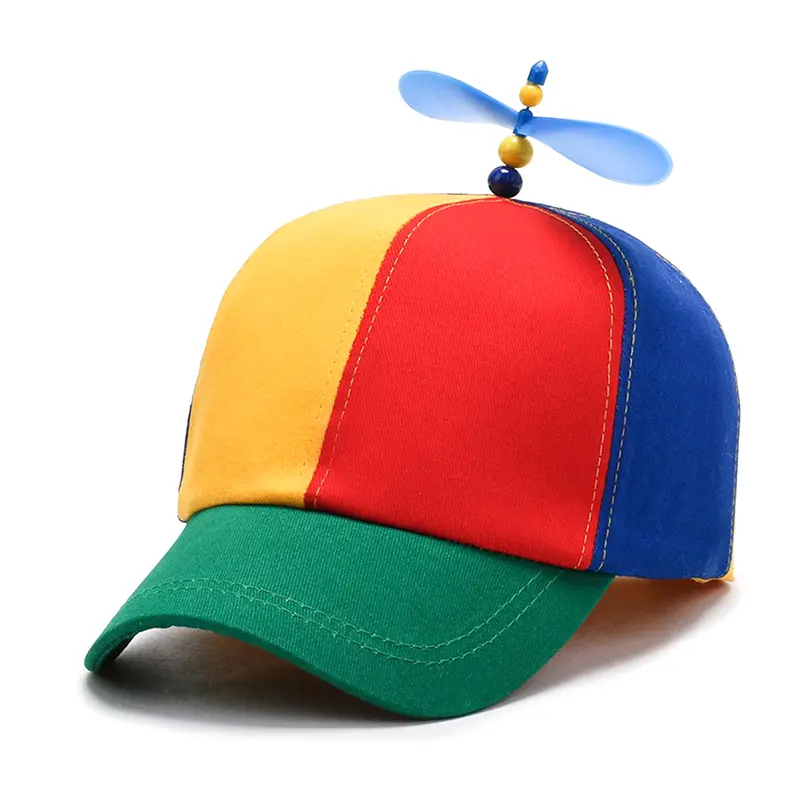 Funny Snapback Hat Helicopter Propeller Adventure Dad Hat Rainbow Bamboo Dragonfly Baseball Cap For Adult Kids Boys Girls