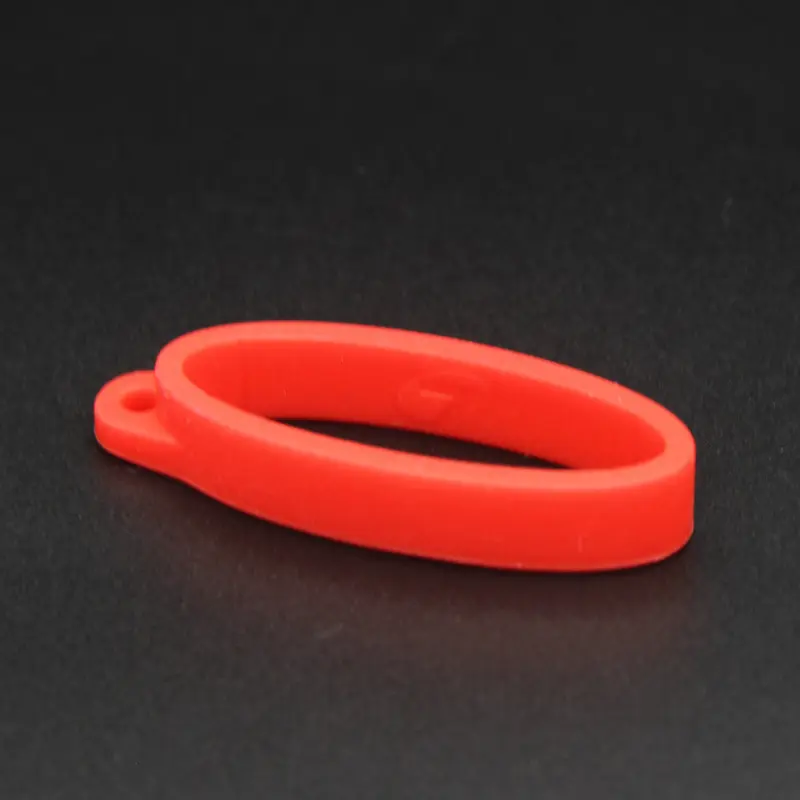 40mm Silicone Ring Lanyard Ring With Hole For Box Mechanical Rod Accessories Rope Hanging Loop Keychain