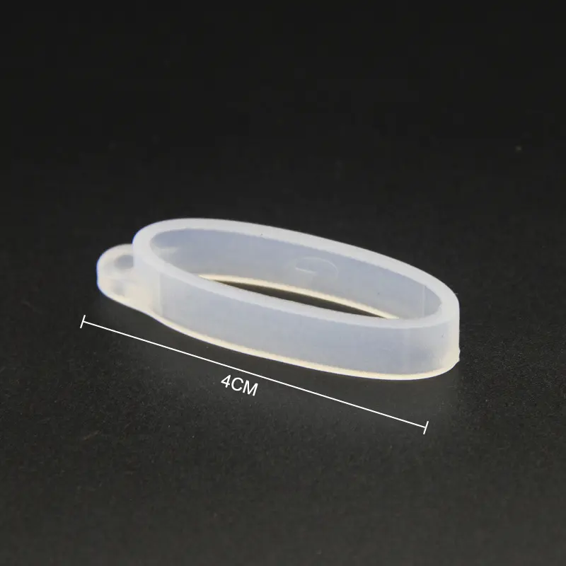 40mm Silicone Ring Lanyard Ring With Hole For Box Mechanical Rod Accessories Rope Hanging Loop Keychain