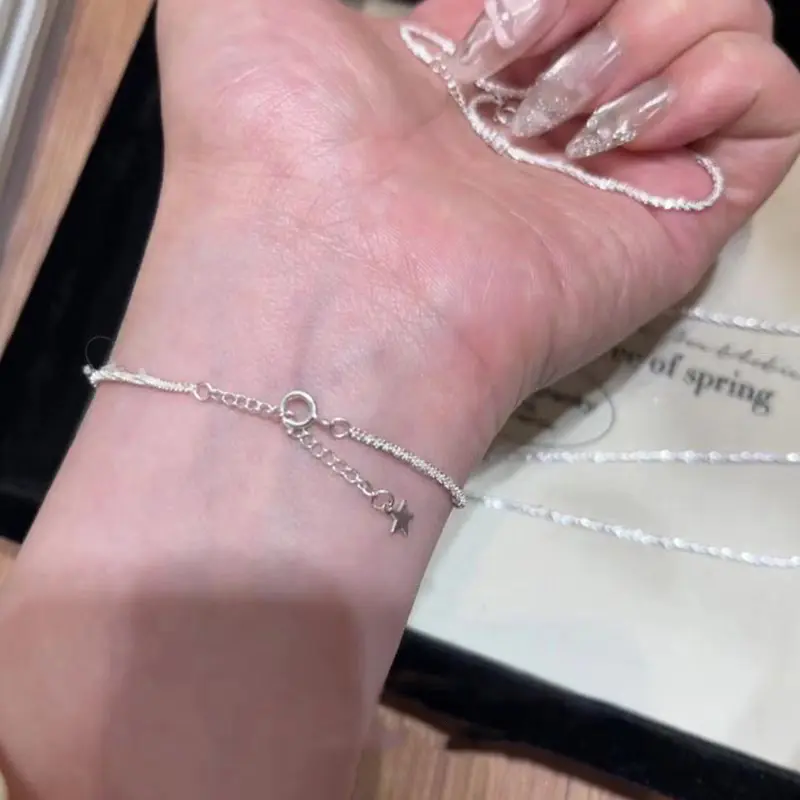 Fashion Chain Star Bracelet For Women Girls Metal Wristlet Bracelets Jewelry Gifts