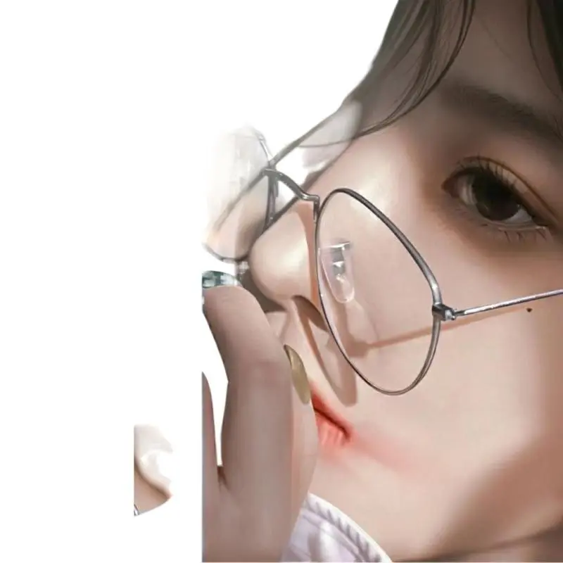 1Set Silicone Glasses Nose Pad Airbag Soft Air Non-Slip Air Cushion Boles With Screws Screwdrivers Eyeglasses Accessories