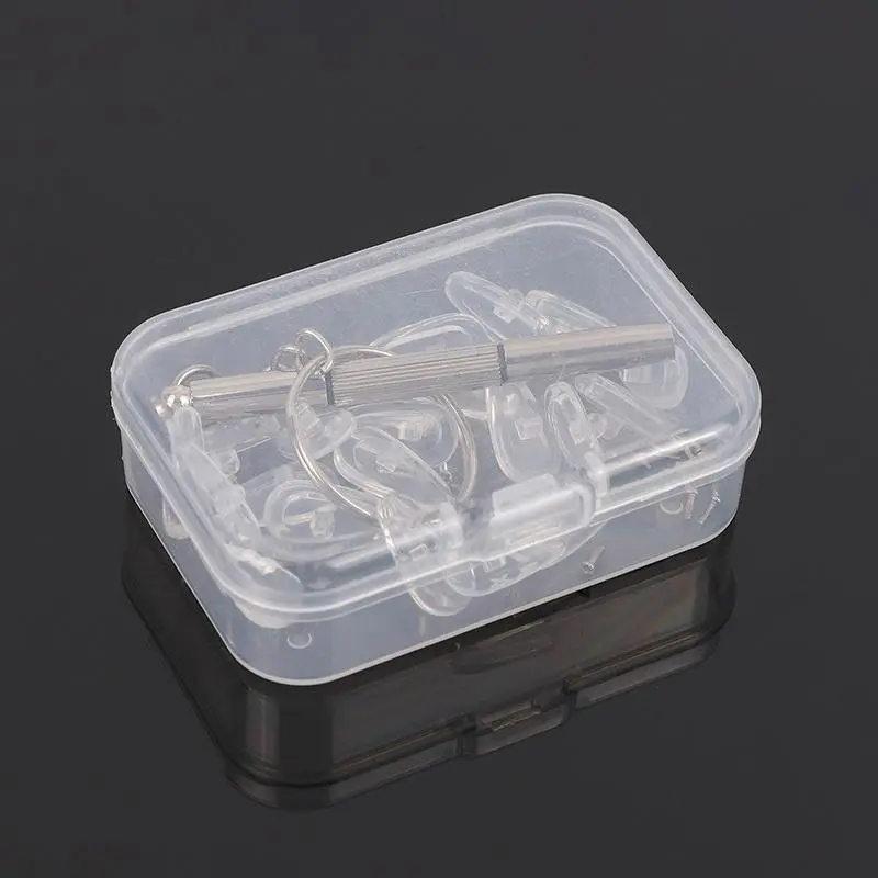 1Set Silicone Glasses Nose Pad Airbag Soft Air Non-Slip Air Cushion Boles With Screws Screwdrivers Eyeglasses Accessories