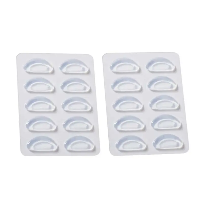 "10 Pairs of Soft Silicone Nose Pads for Eyeglasses, Slip-Resistant, Easy-to-Use Kit