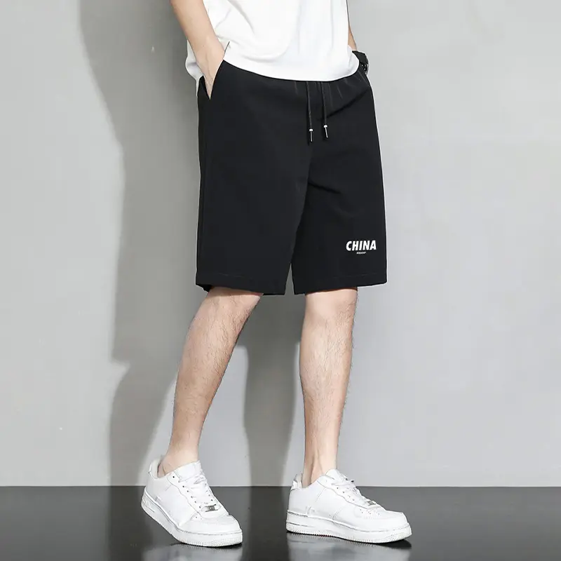 Summer Men's New Fashion Thin Loose Breathable Shorts Casual Outdoor Sports Beach Pants Comfortable Five Pants