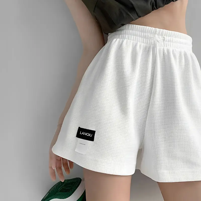 Women's Sports Shorts 2025 Summer New Loose Small High Waist Casual Wide Leg Hot Pants