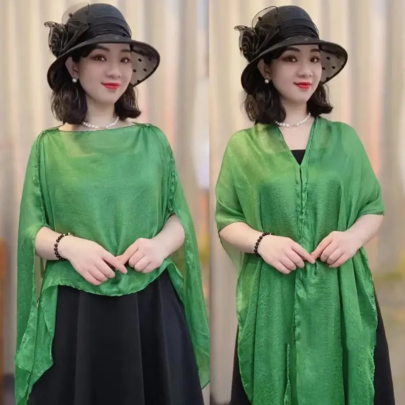 New Sunscreen Shawl Summer Chiffon Scarf Muffler Scarves Women Outdoor Sunscreen Shawl Wrap Soft Bandana Foulard Female Beach