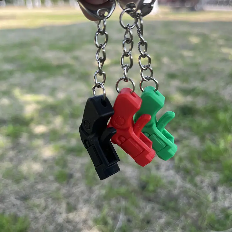 Creative Weapon Mini Gun Model Pendant Keychain Fashion Bag Decoration Stress Relieving Toys Keychain Car Key Rings Gifts