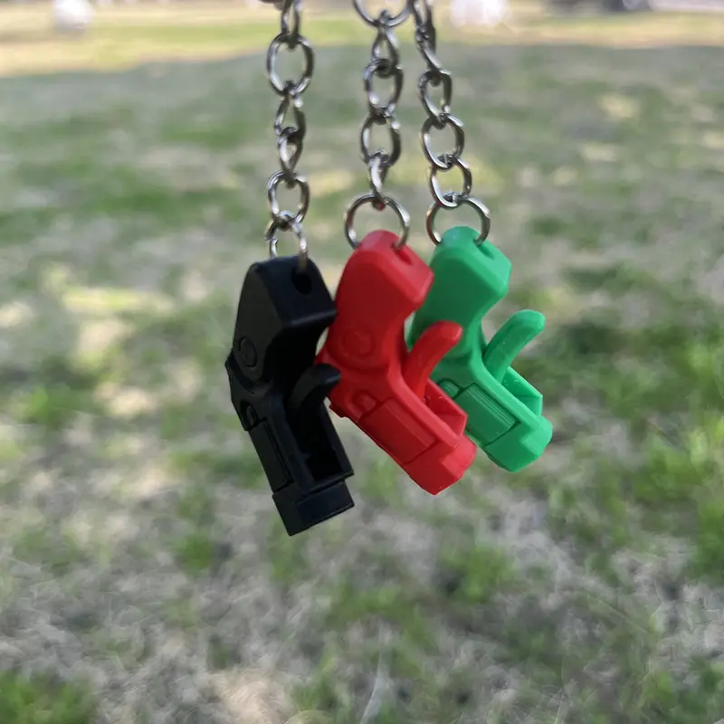 Creative Weapon Mini Gun Model Pendant Keychain Fashion Bag Decoration Stress Relieving Toys Keychain Car Key Rings Gifts