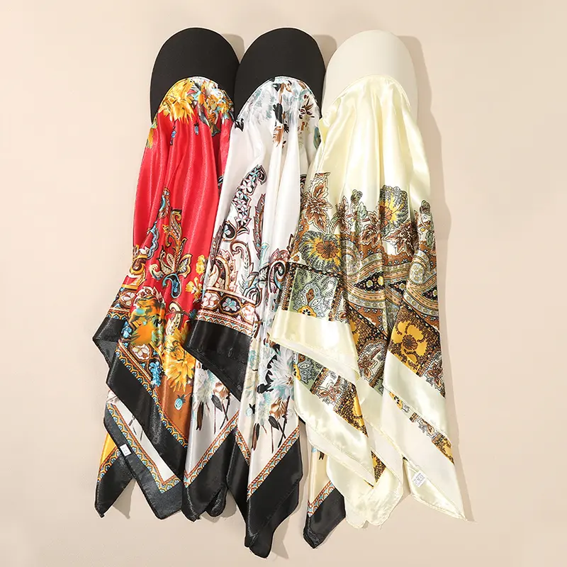 New Fashion Retro Printed Headscarf Headband Baseball Cap Sunshade Outdoor Camping Peaked Cap