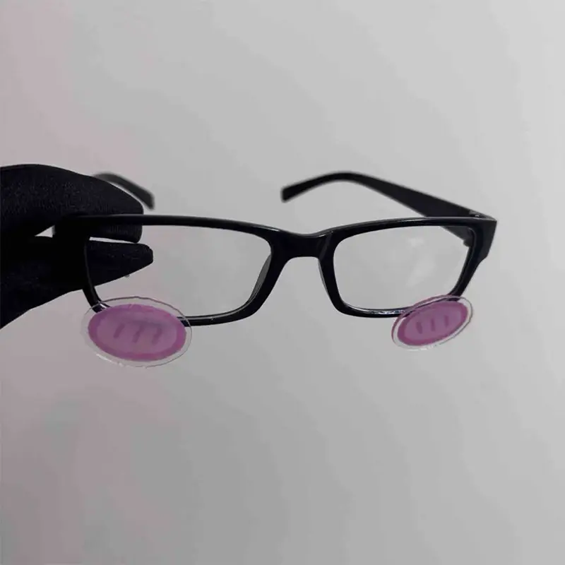 Cute Powder Blusher Glasses Anime Cosplay Kawaii Eyewear Acrylic Transparent Fashion Retro Y2K Eyeglass Sunglasses Accessories