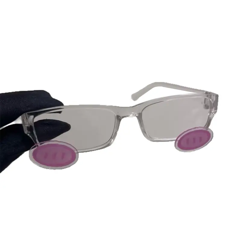 Cute Powder Blusher Glasses Anime Cosplay Kawaii Eyewear Acrylic Transparent Fashion Retro Y2K Eyeglass Sunglasses Accessories