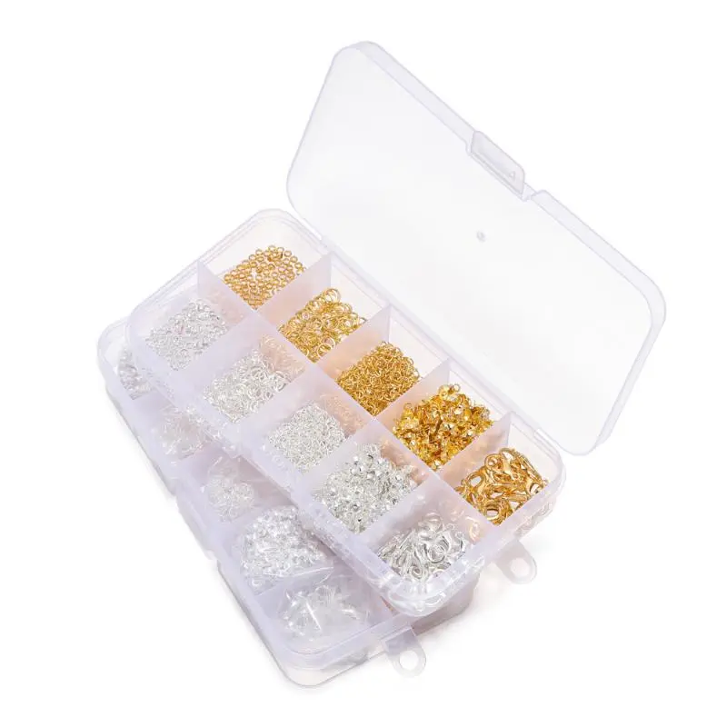 1260pcs/Set Jewelry Making Starter Kit Earrings Necklace Findings DIY Beads Jewelry AccessoriesSuitable For Adults And Beginners