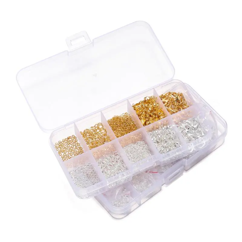 1260pcs/Set Jewelry Making Starter Kit Earrings Necklace Findings DIY Beads Jewelry AccessoriesSuitable For Adults And Beginners