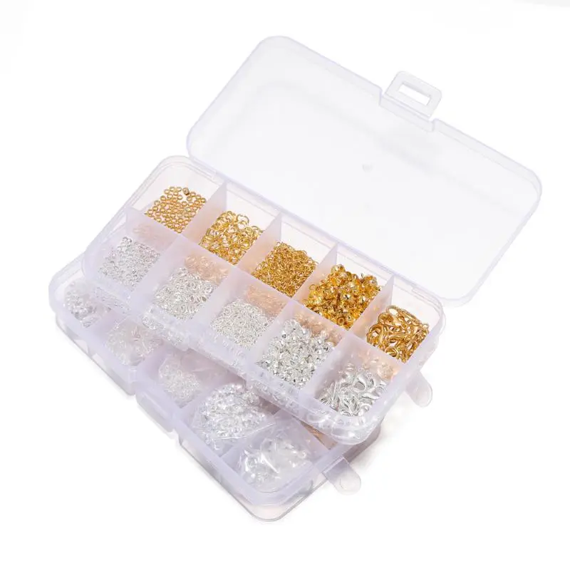 1260pcs/Set Jewelry Making Starter Kit Earrings Necklace Findings DIY Beads Jewelry AccessoriesSuitable For Adults And Beginners