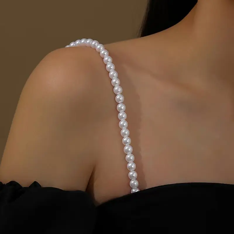 Fashion Shoulder Straps Crystal Underwear Straps Metal Bra Straps Non-Slip Sexy Invisible Cool Women Bra Strap For Decor
