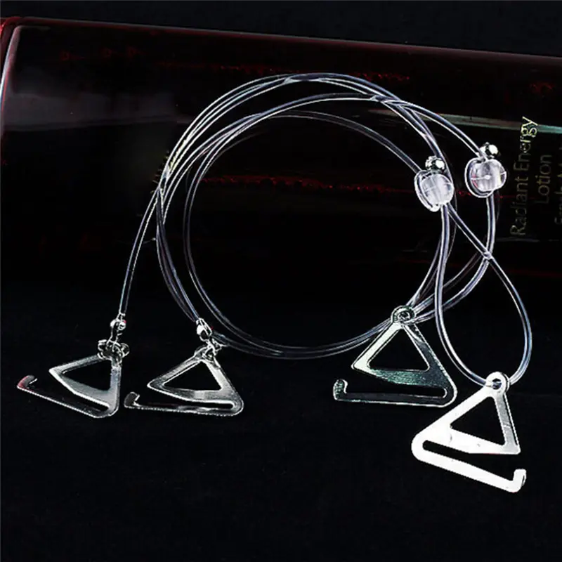 Women Adjustable Transparent Invisible Bra Straps Dress Underwear Accessories