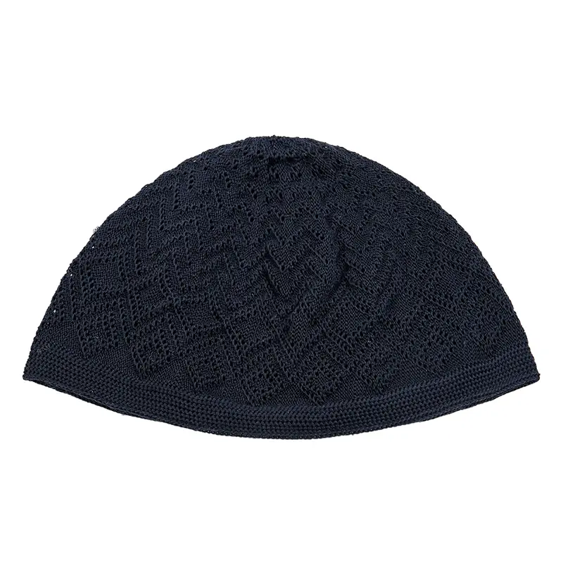 Winter Knitted Beanie Hat Turkish Muslim Men Women Prayer Hats Unisex Beanies Cap Warm Islamic Ramadan Men's Wrap Head Caps