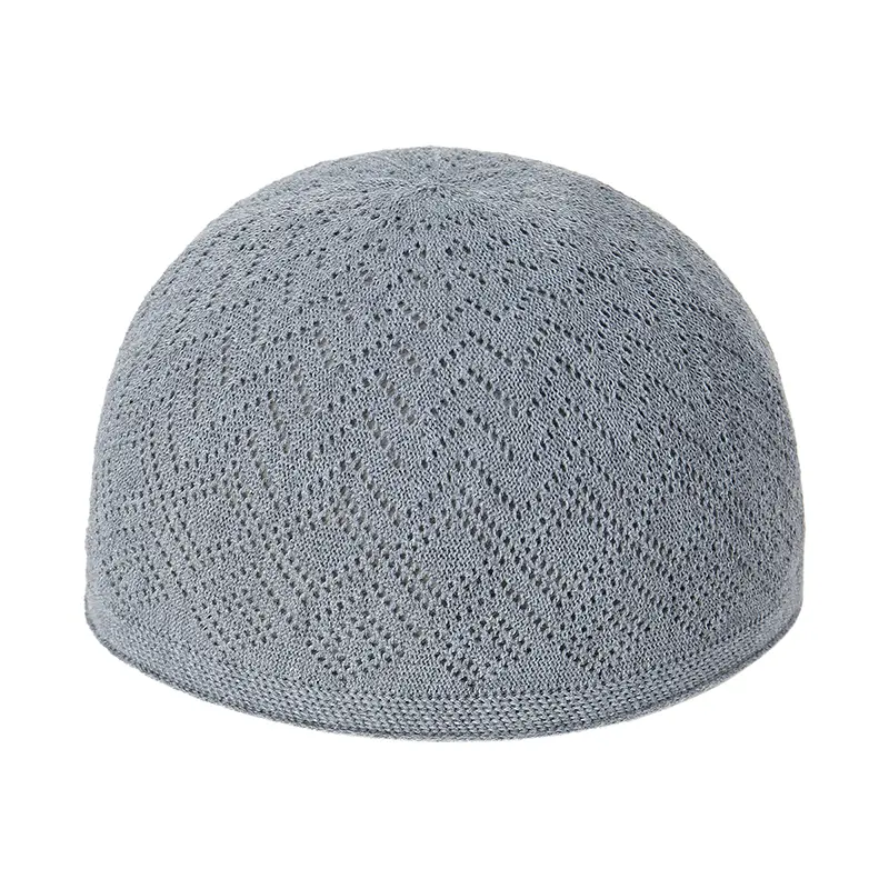Winter Knitted Beanie Hat Turkish Muslim Men Women Prayer Hats Unisex Beanies Cap Warm Islamic Ramadan Men's Wrap Head Caps