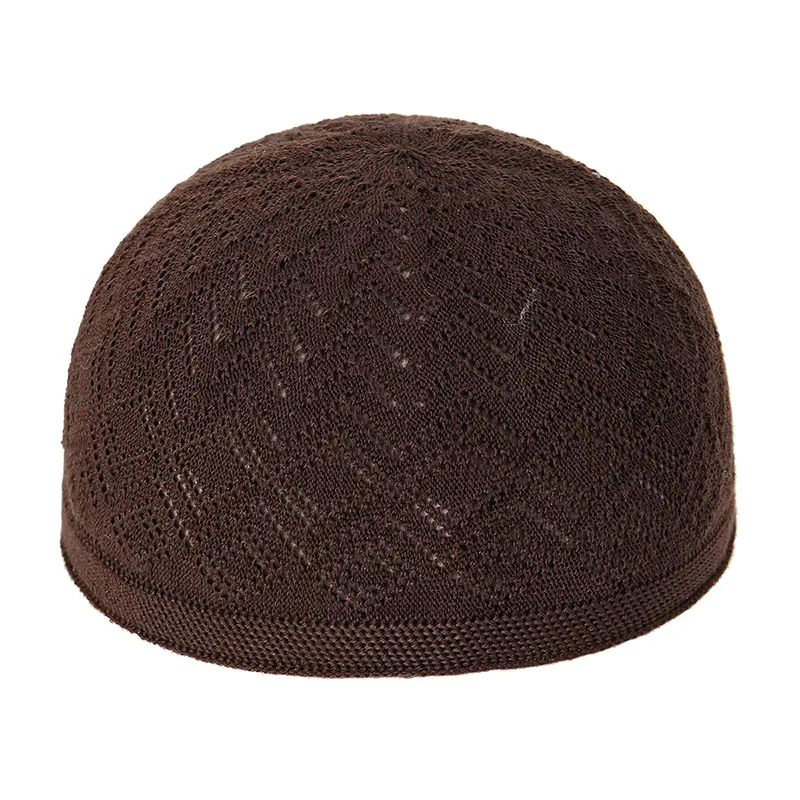 Winter Knitted Beanie Hat Turkish Muslim Men Women Prayer Hats Unisex Beanies Cap Warm Islamic Ramadan Men's Wrap Head Caps