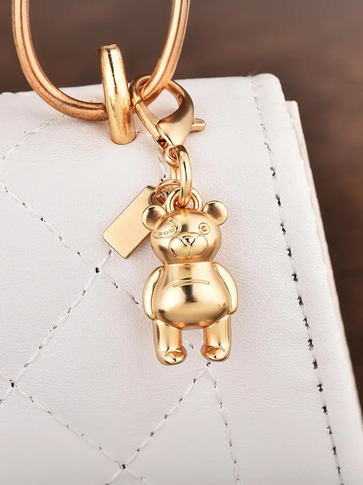 Exquisite High-end Bear Keychains For Women Bag Pendant Car Key Chains Jewelry Gift Decoration Accessories