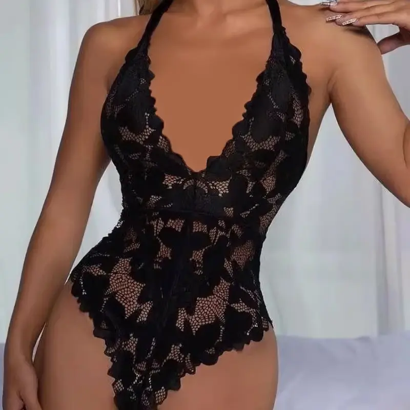 New Perspective Lace Sexy Underwear Strap Mesh Sexy Underwear Triangle Jumpsuit
