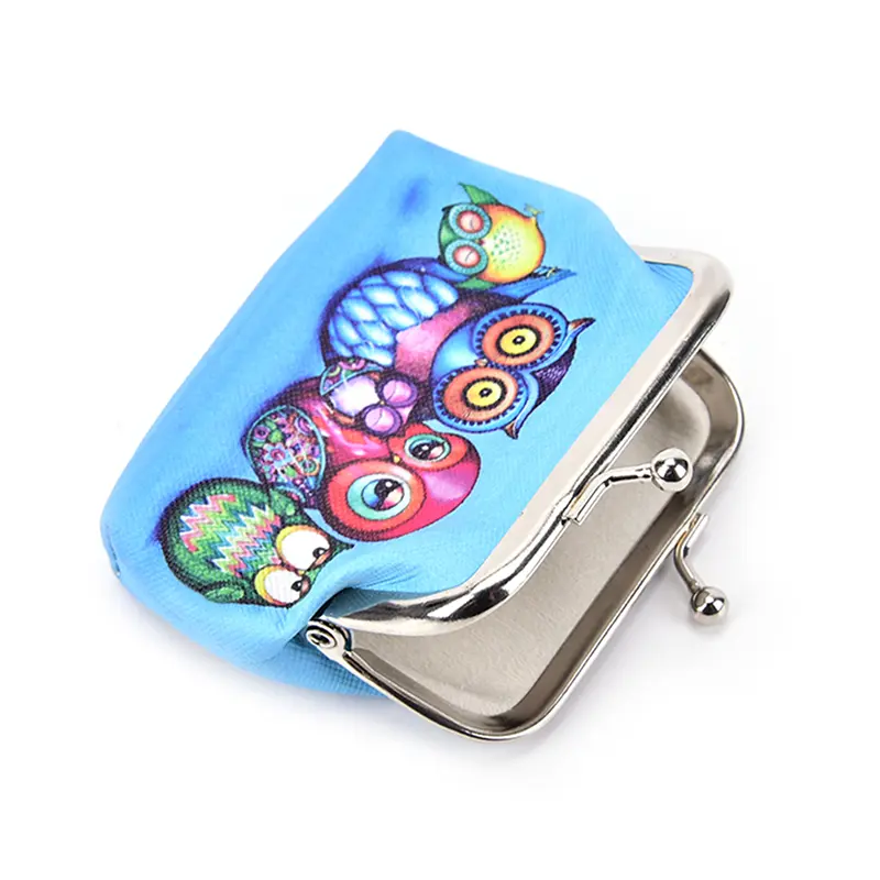 Owl Printing Ladies Coin Purse Pocket Coin Pouch Key Credit Coin Purse
