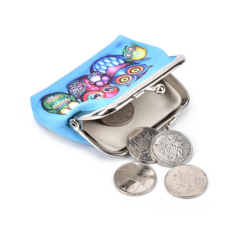 Owl Printing Ladies Coin Purse Pocket Coin Pouch Key Credit Coin Purse