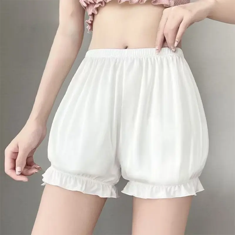 Bowknot Anti-Exposure Seamless Safety Shorts Leggings Bloomers Women Summer