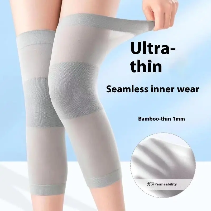 Summer Thin Knit Knee Pads Ultra-thin Breathable Kneepad Support Air Conditioned Room Invisible Knee Protector