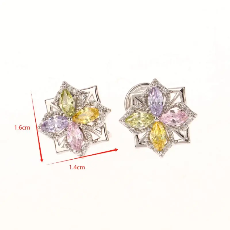 Stylish Zircon Heart Ear Cuff Without Piercing, Fashion Earings for Women No Hole