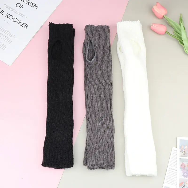 Women's Leggings Winter Warm Lolita Y2k Girls Knitted Stockings Latin Dance Ballet Yoga Loose Gothic Knee Stockings
