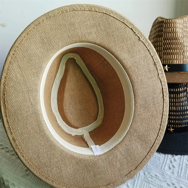 Elegant Panama Hat, Summer Mode, Unisex Wide Brim Accessory; Female Jazz Hat and Classic Gentleman Sun Hat.