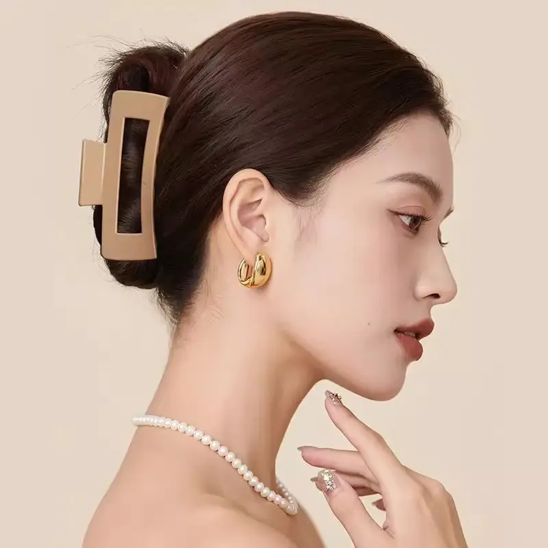 Soft Hair Grab Girls Clips Silicone Hair Clips Simple Fashion Versatile Items Hair Grab Decorations Hair Accessories Safe Design