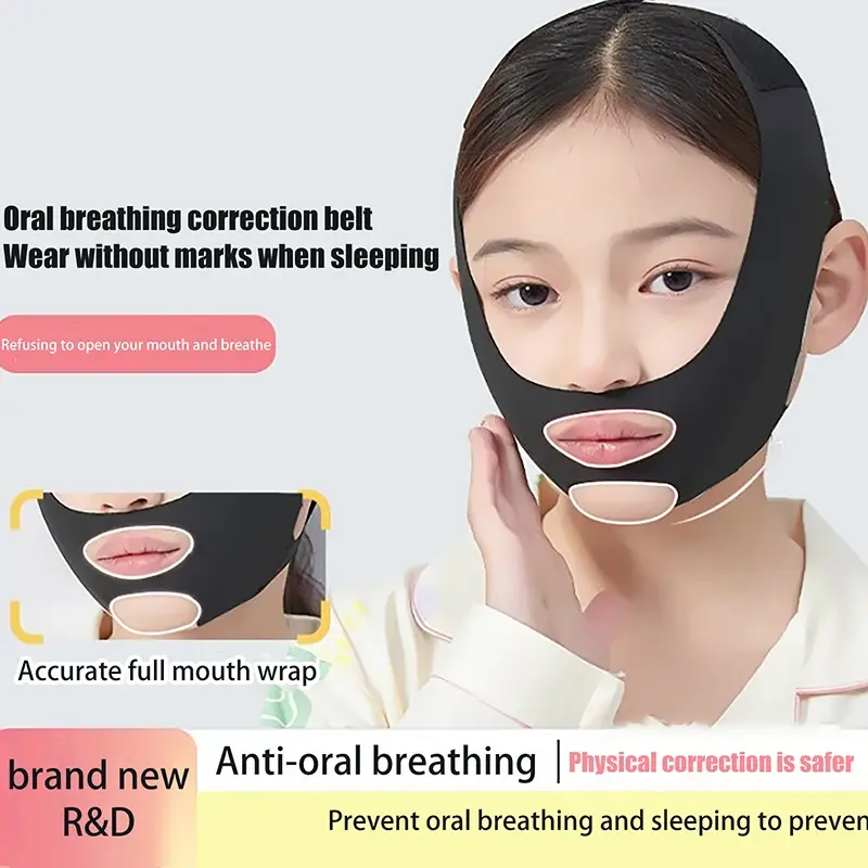 Children Sleeping Anti-Open Mouth Prevent Mouth Opening V-face Bandage Faces Mask Skins Tightening Correction Child Sleep Habits