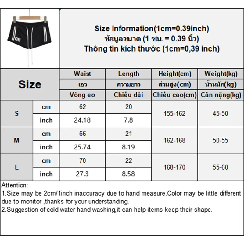 Fashionable European And American Style Slim High Waist Letter Print Sports Shorts For Women