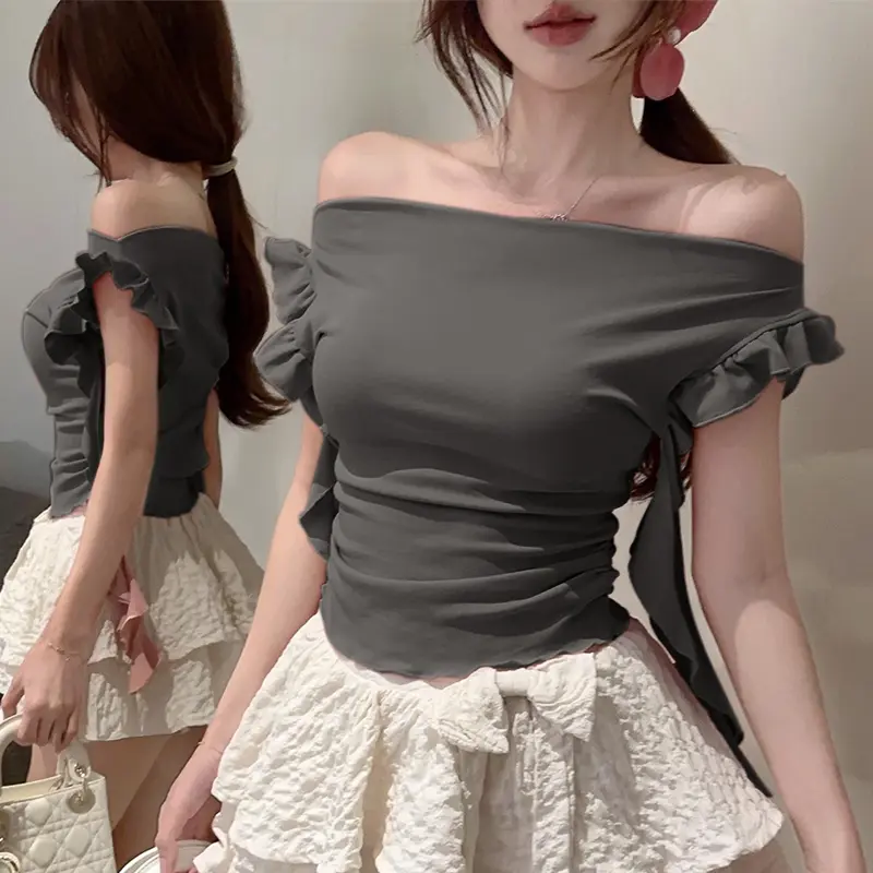 Fashion Korean French Lace Sweet Sleeveless Knitted Vest For Women Summer