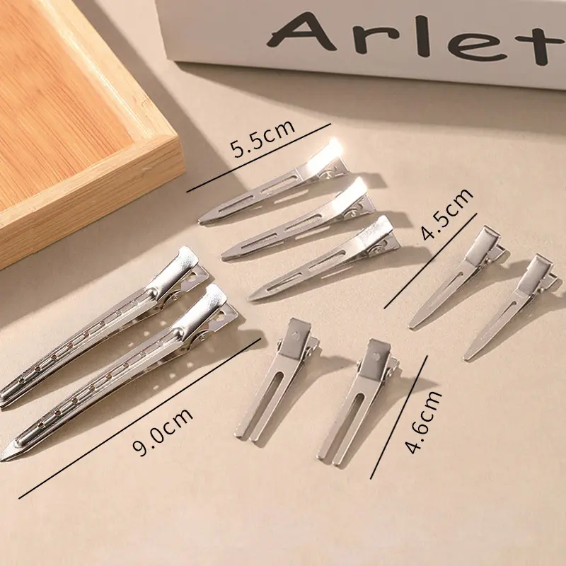 50Pcs Simple Versatile Alloy Hair Clips Headwear Hair Accessories Hair Root Fluffy Hairpins Seamless Bangs Clips