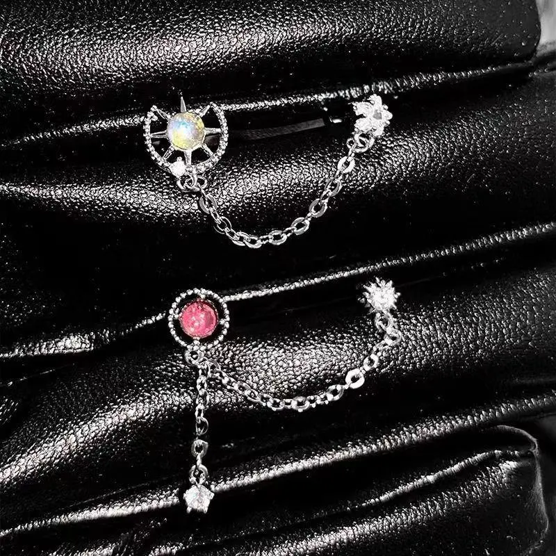 1Unit/Box Pretty Kitten Paw Zircon Butterfly Ear Bone Fasteners; Fashionable New Accessory for Women Y2K Earring Souvenir