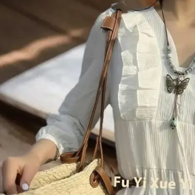 New High-End Bohemian Retro Ethnic Style Waist Chain Women's Skirt Braided Belt Waist Rope Accessories