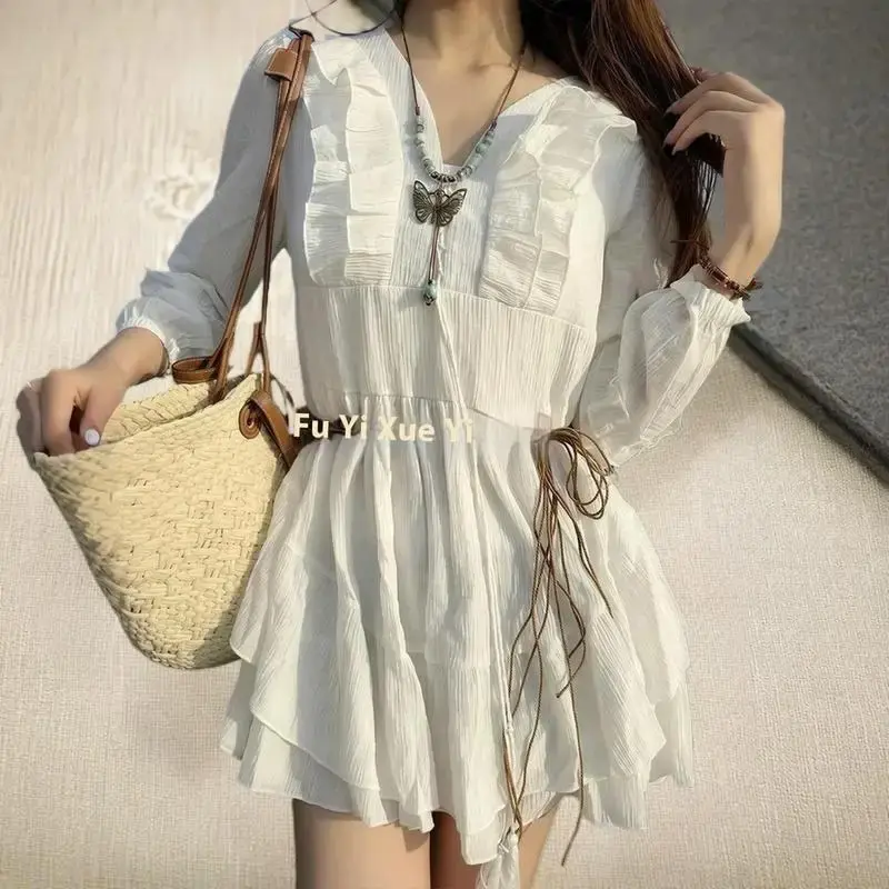 New High-End Bohemian Retro Ethnic Style Waist Chain Women's Skirt Braided Belt Waist Rope Accessories