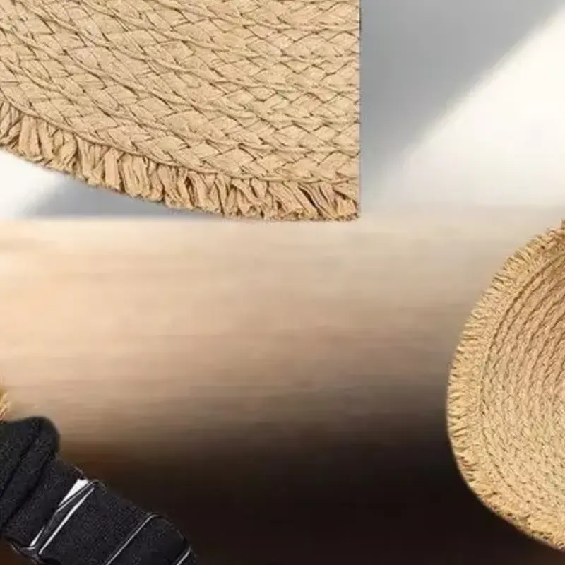 New Summer Empty Top Sun Hat Anti Uv Female Outdoor Visor Cap Casual Shade Hat Straw Wide Large Brim Beach Sunhat Lady