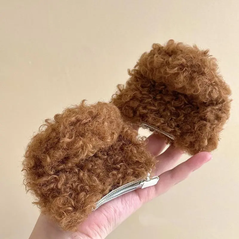 New Kids' Hair Accessories Adorable Puppy Ears Side Clips Soft Hairpins Cute Barrettes for Girls Gifts