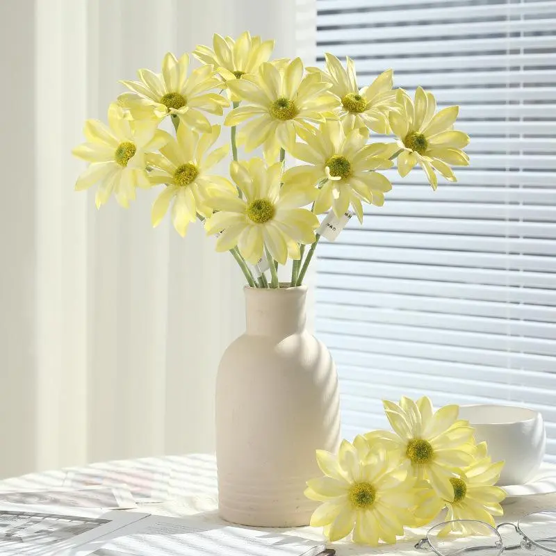 1 Bundle Silk Gerbera Wedding Home Decoration Artificial Flowers Home Decoration Sunflower Artificial Flowers